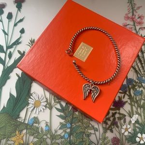 Angle Wing Charm and Twisted Wire Hook-On Bradley